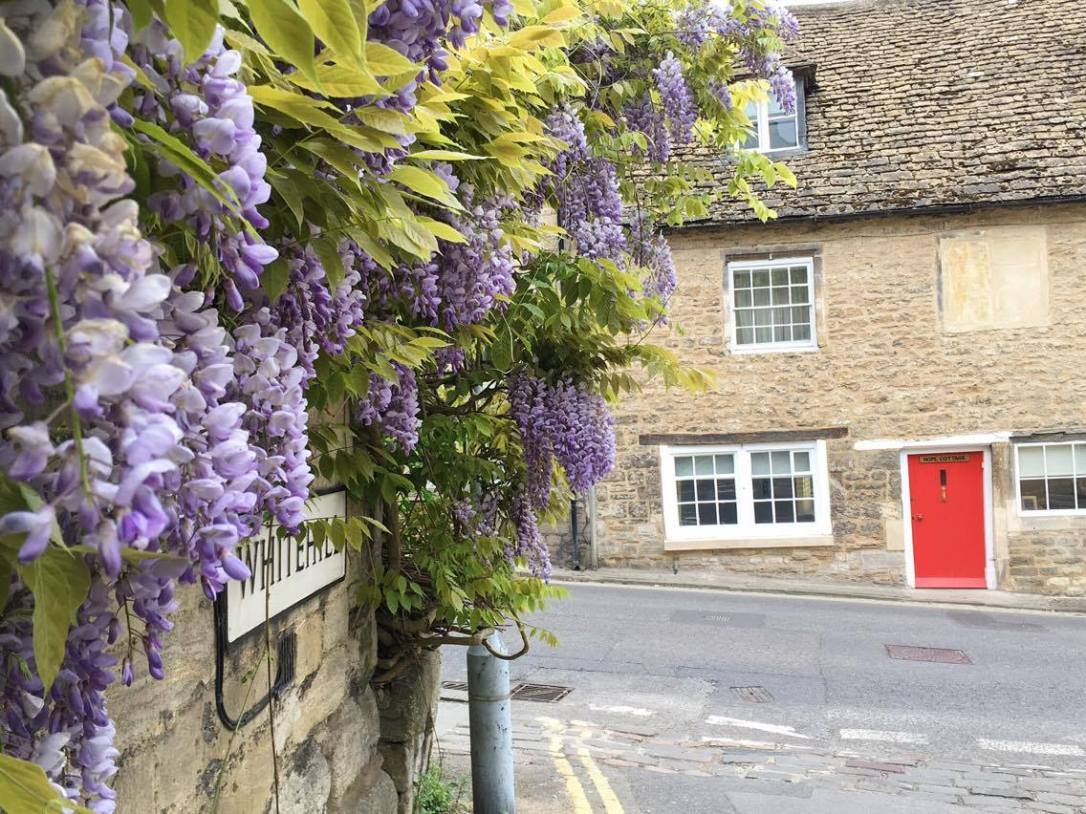 Cute street in Bradford on Avon