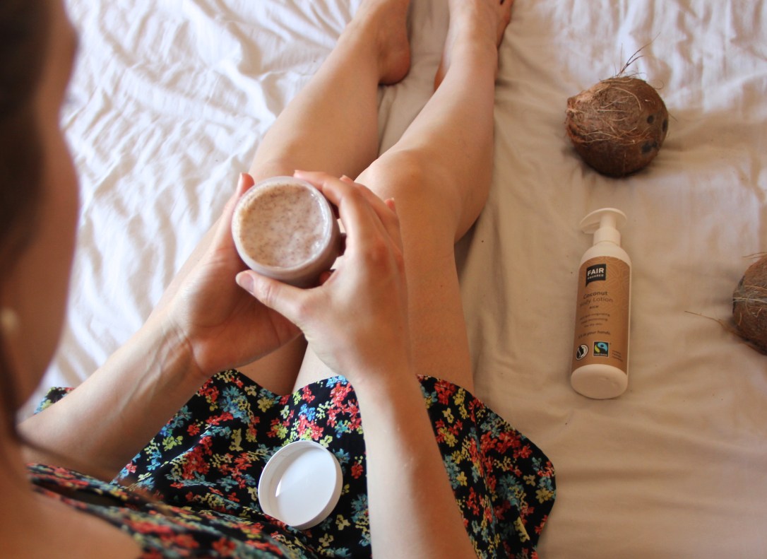 Fair Suared coconut body scrub review