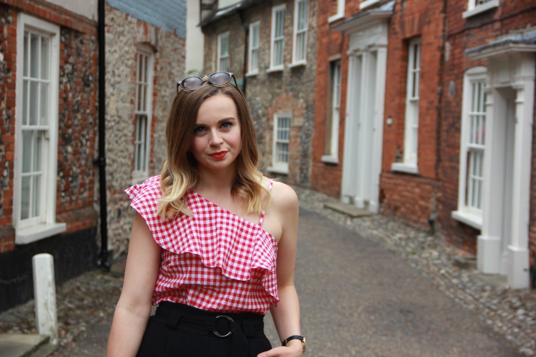 New Look red gingham