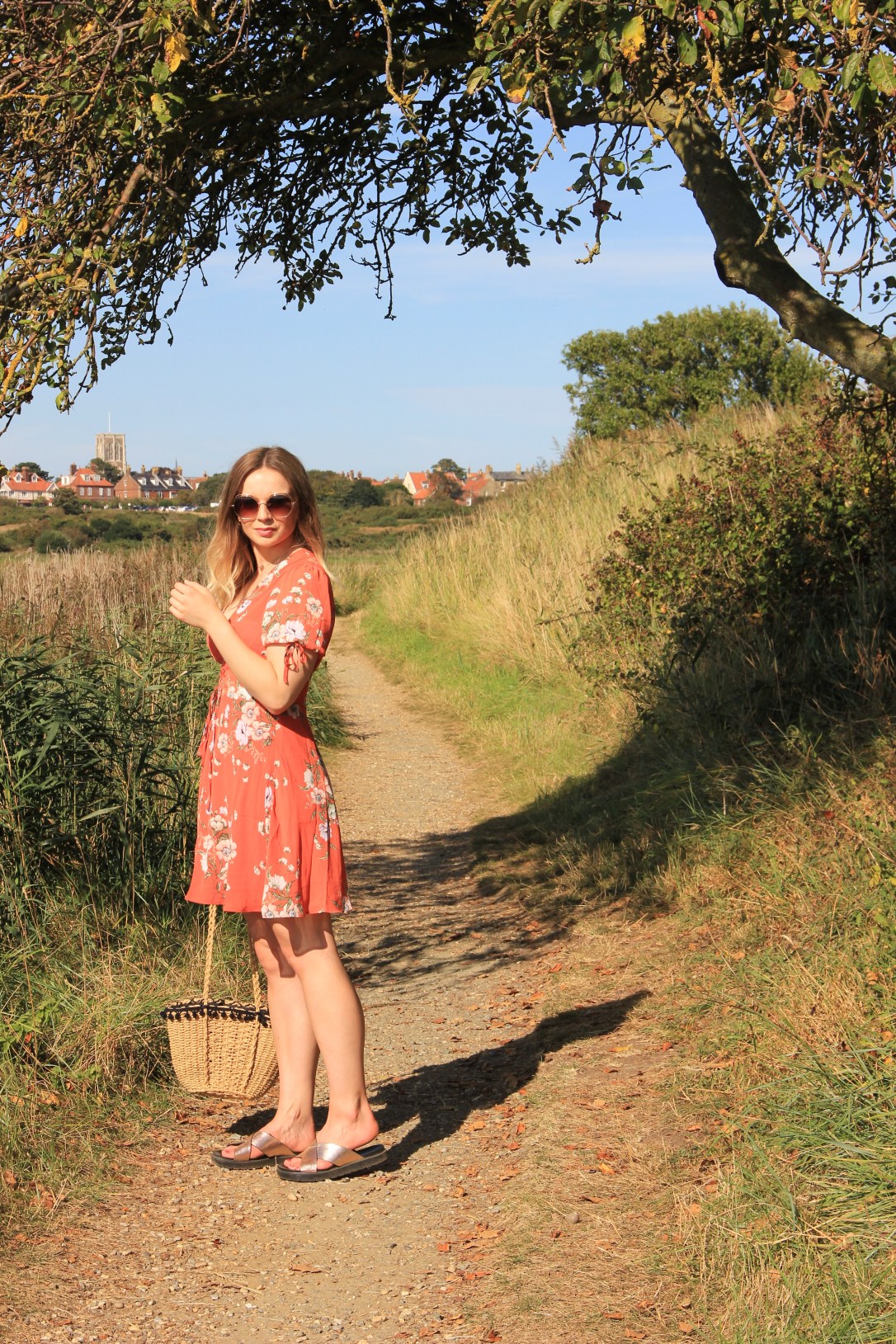 New Look floral tea dress