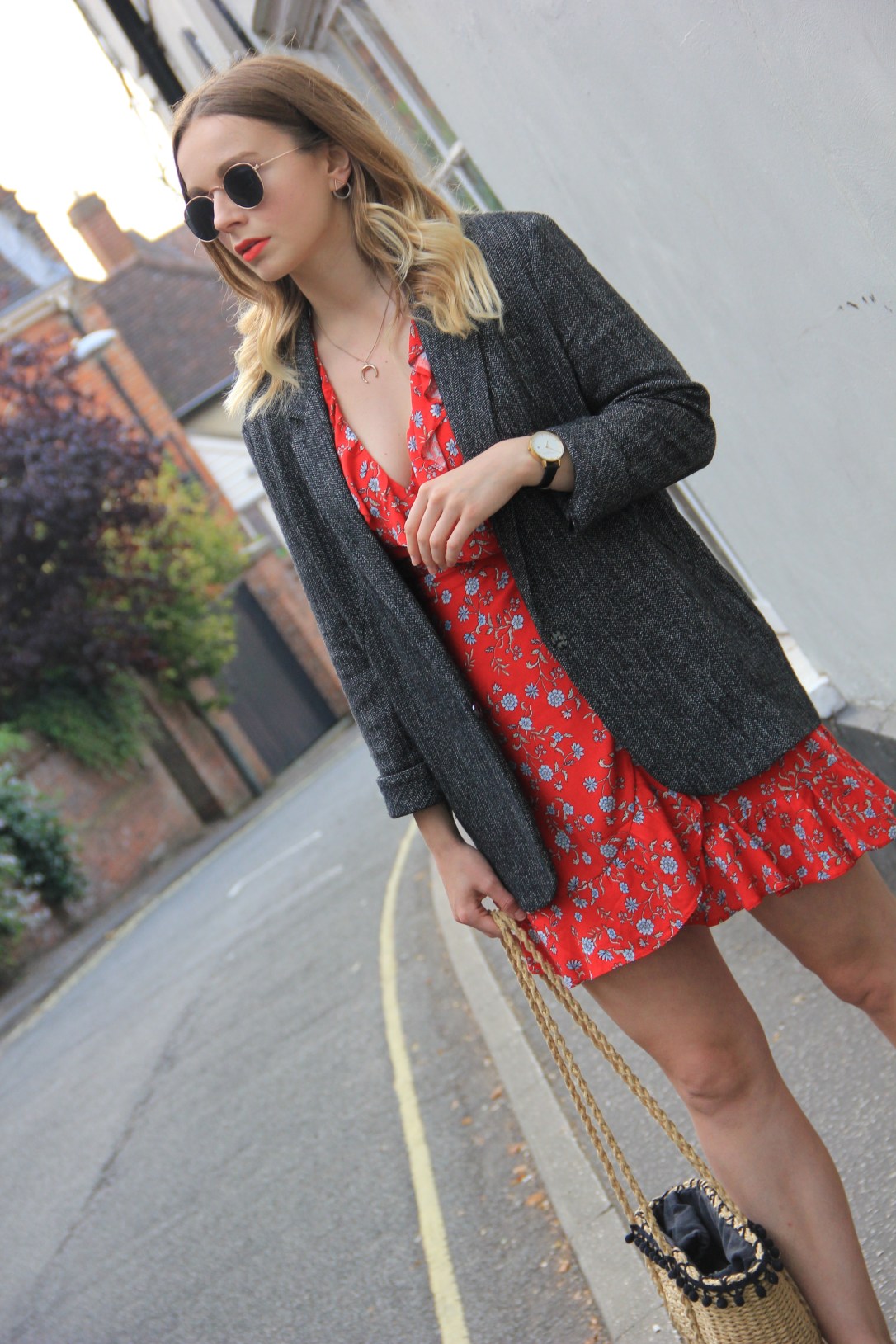 Style a wrap tea dress for worl