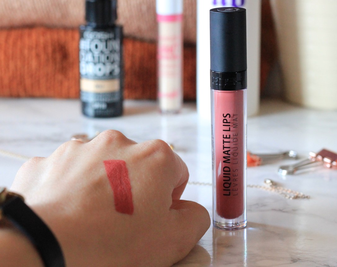 GOSH Matte Lips liquid lipstick review