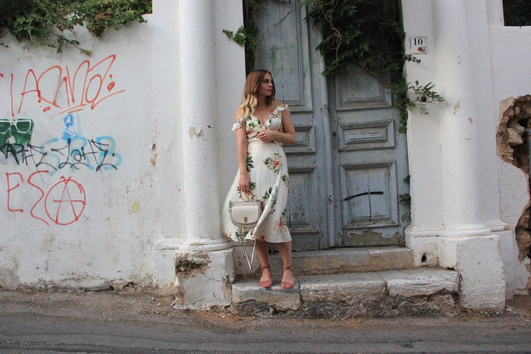 Holiday style Topshop midi dress