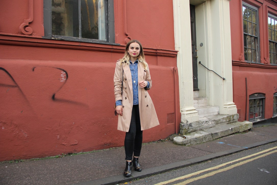 Ways to style a camel trench coat