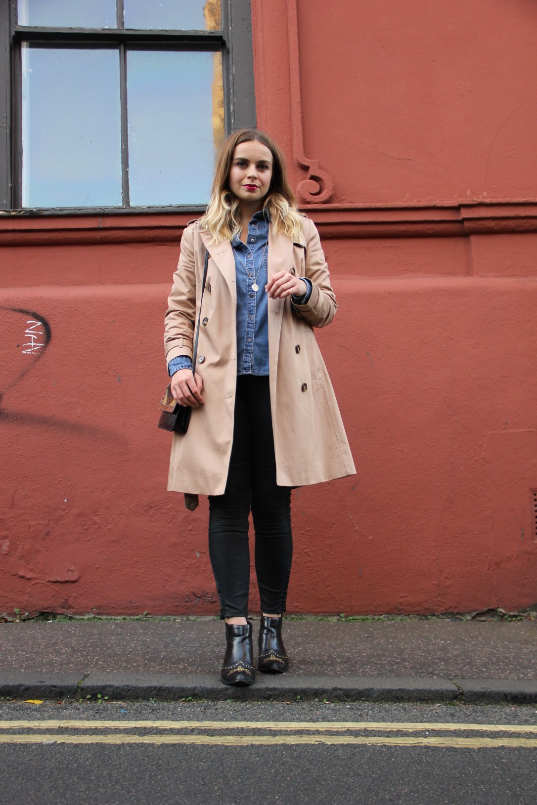 Ways to wear a camel trench coat