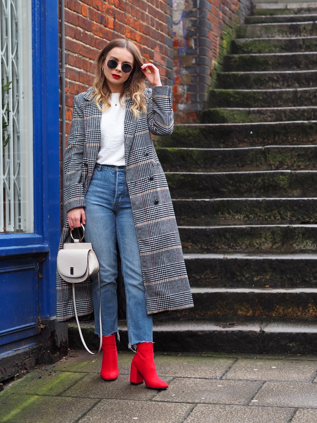 How to style red boots