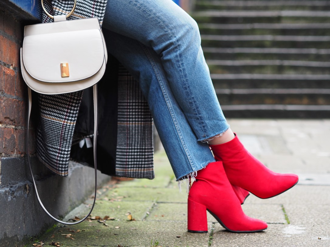 How to style red boots