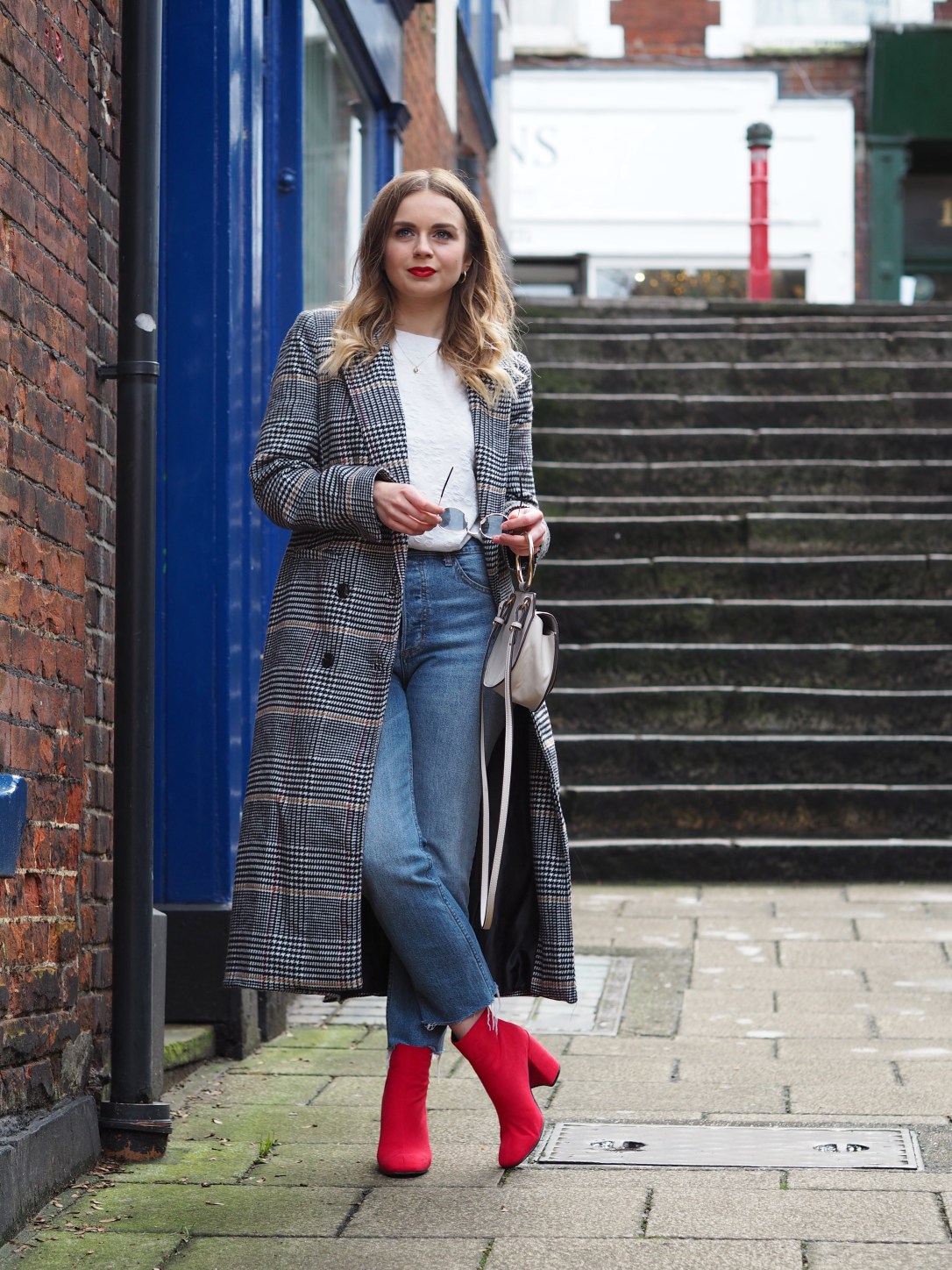 How to style red boots