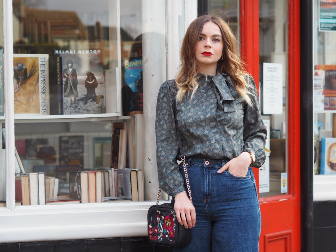 How to style a vintage blouse
