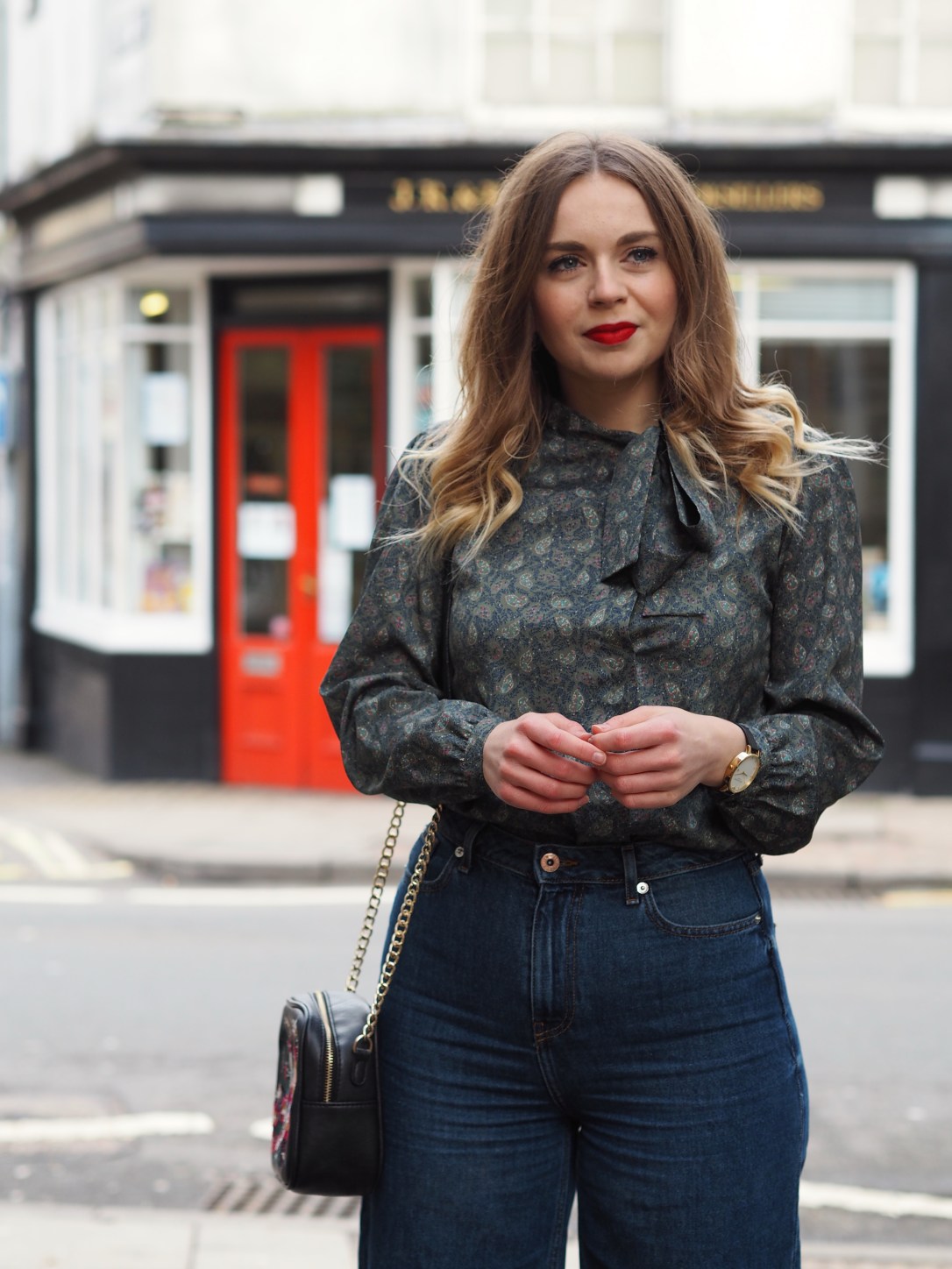 How to style a vintage blouse
