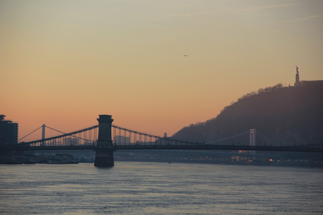 Sunrise over Budapest