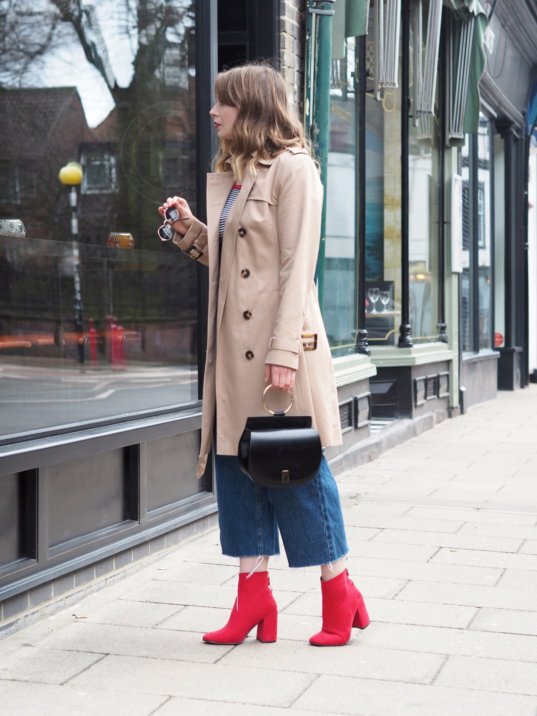 Styling a trench coat for spring