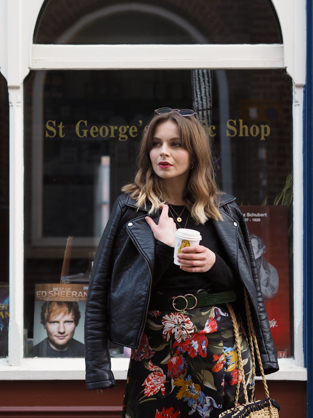 Winter to spring transitional outfit