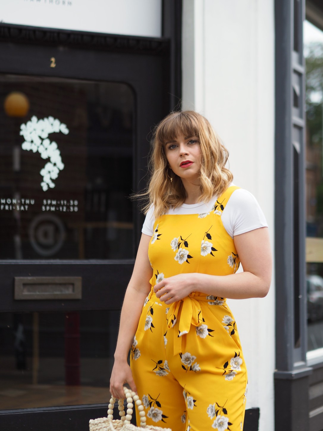 Dorothy Perkins yellow floral jumpsuit