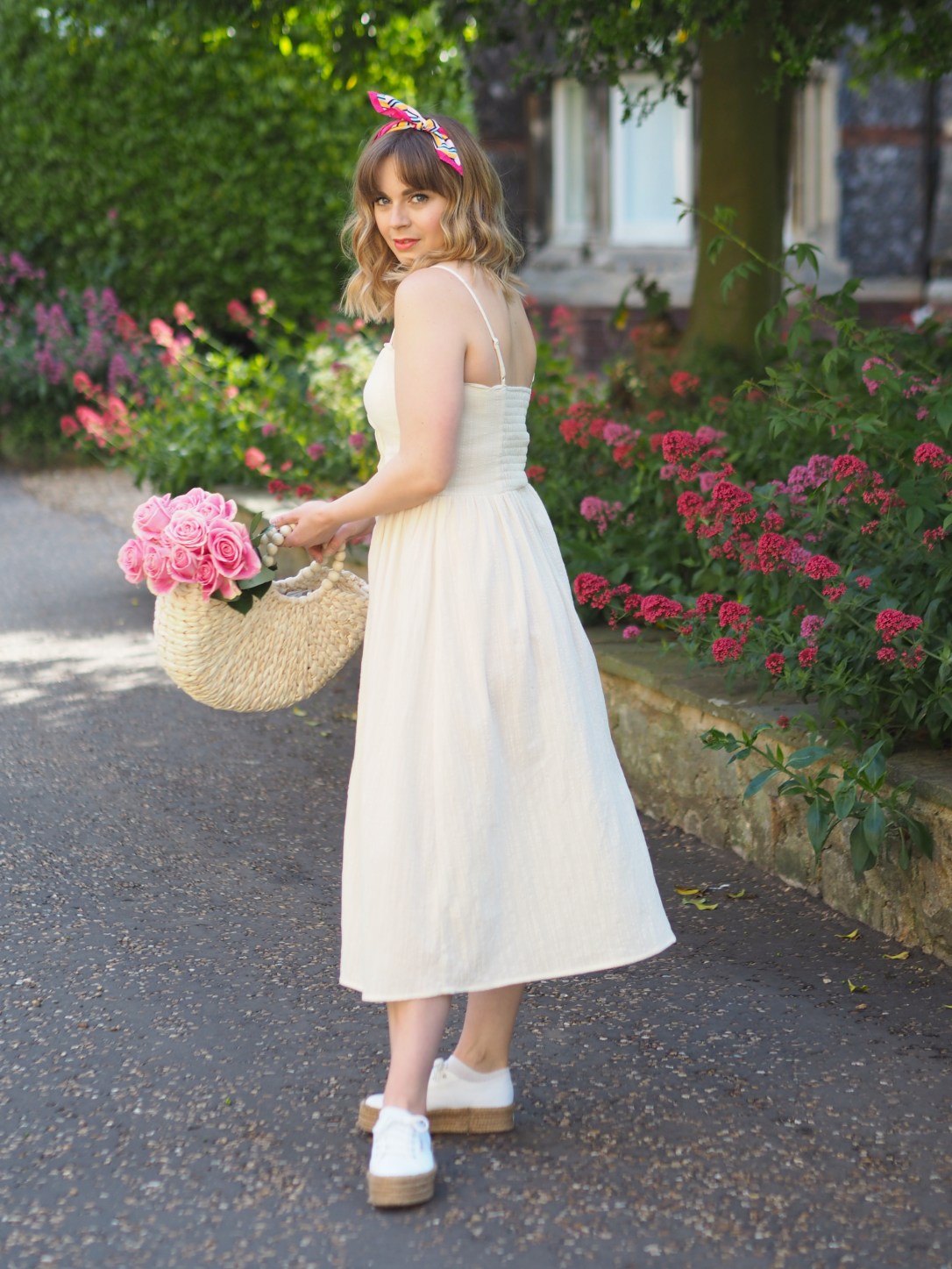 Strappy midi dress