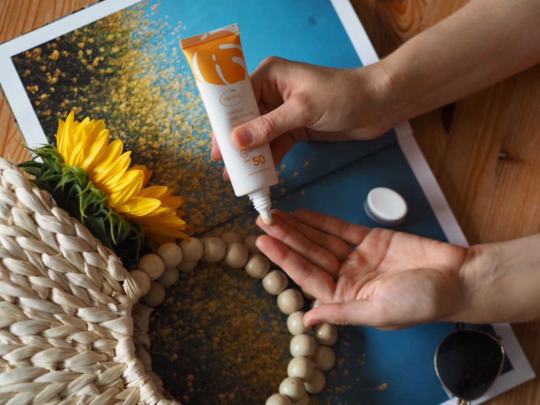 Tropic skincare sun care skin shade review