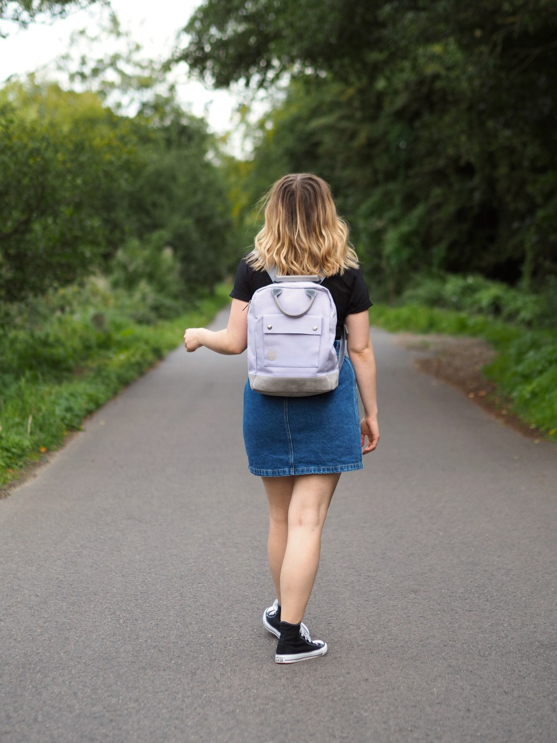 Mi pac lilac rucksack