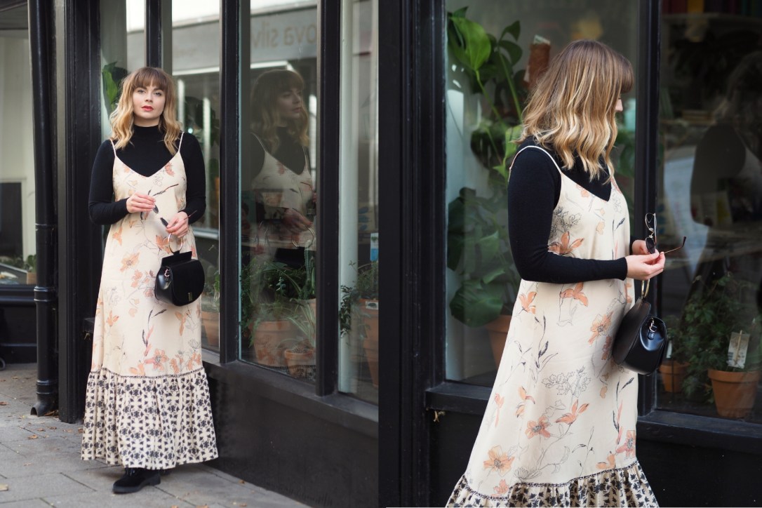 How to wear a summer dress in autumn