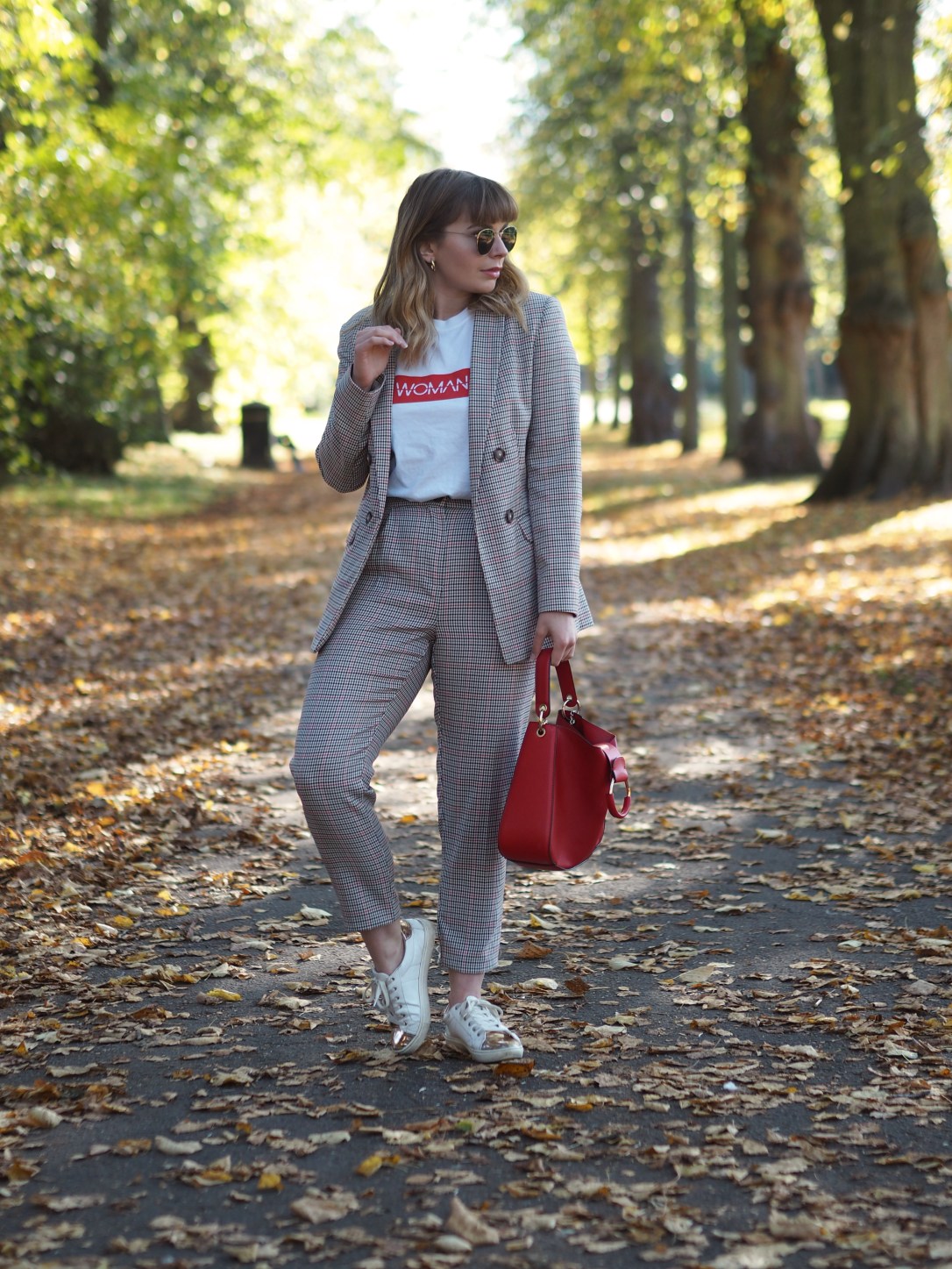 Ways to wear a checked suit casual