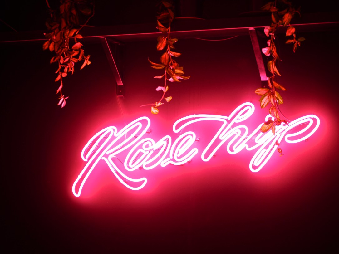 Interior of Rosehip Vegan Bistro in Vilnius, Lithuania