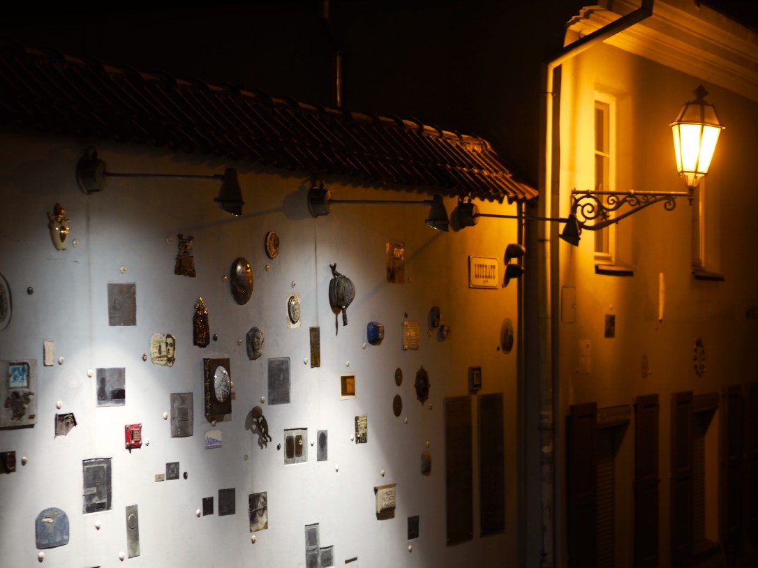 Literatu street in the evening, Vilnius