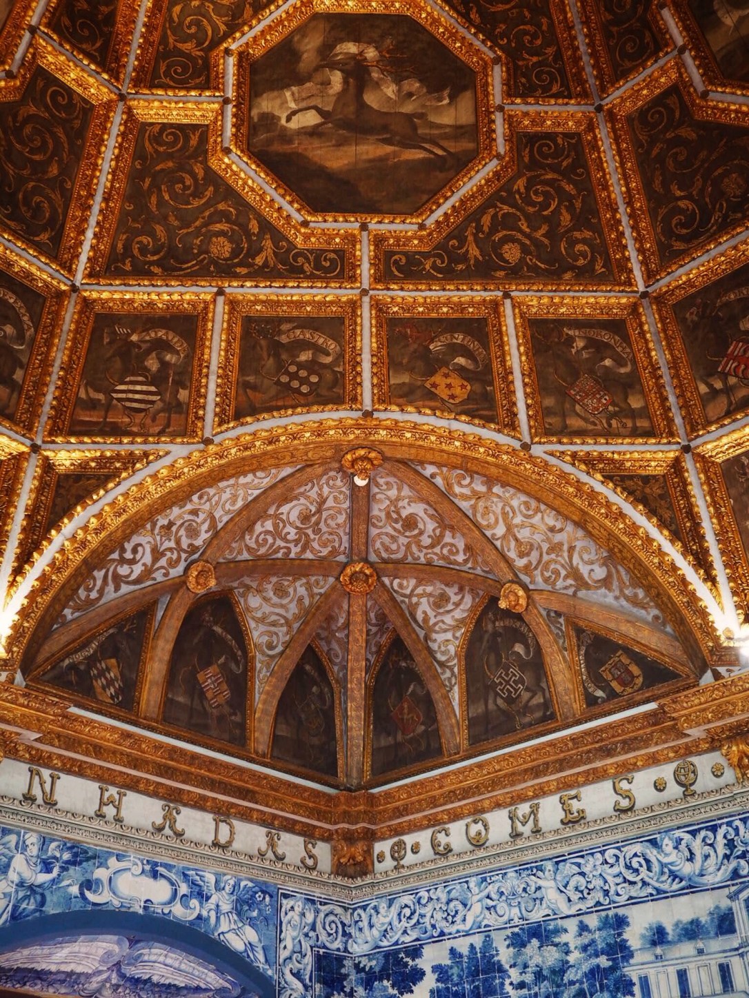 Sintra National Palace ceiling